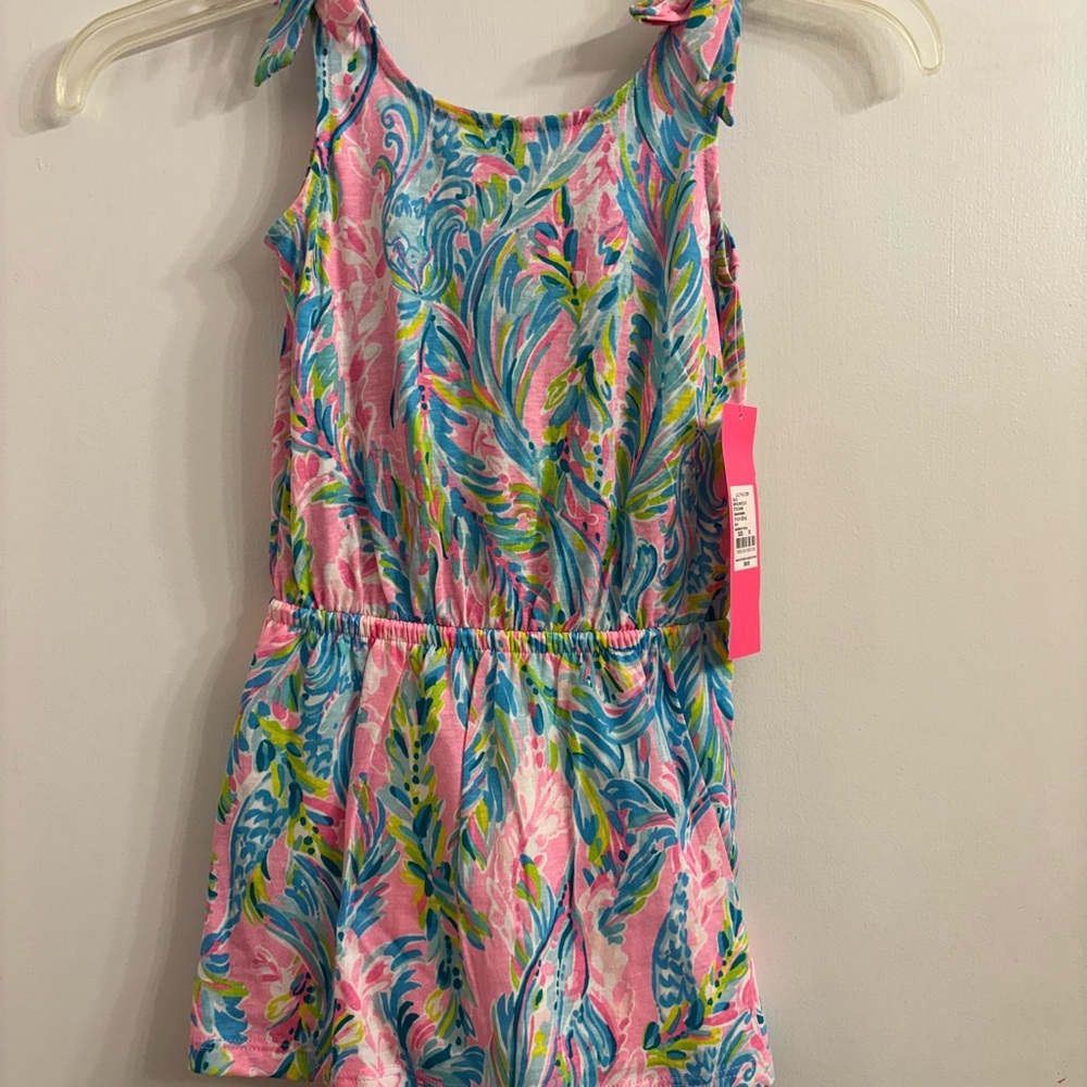 Lilly Pulitzer Sundari girls romper XS NWT